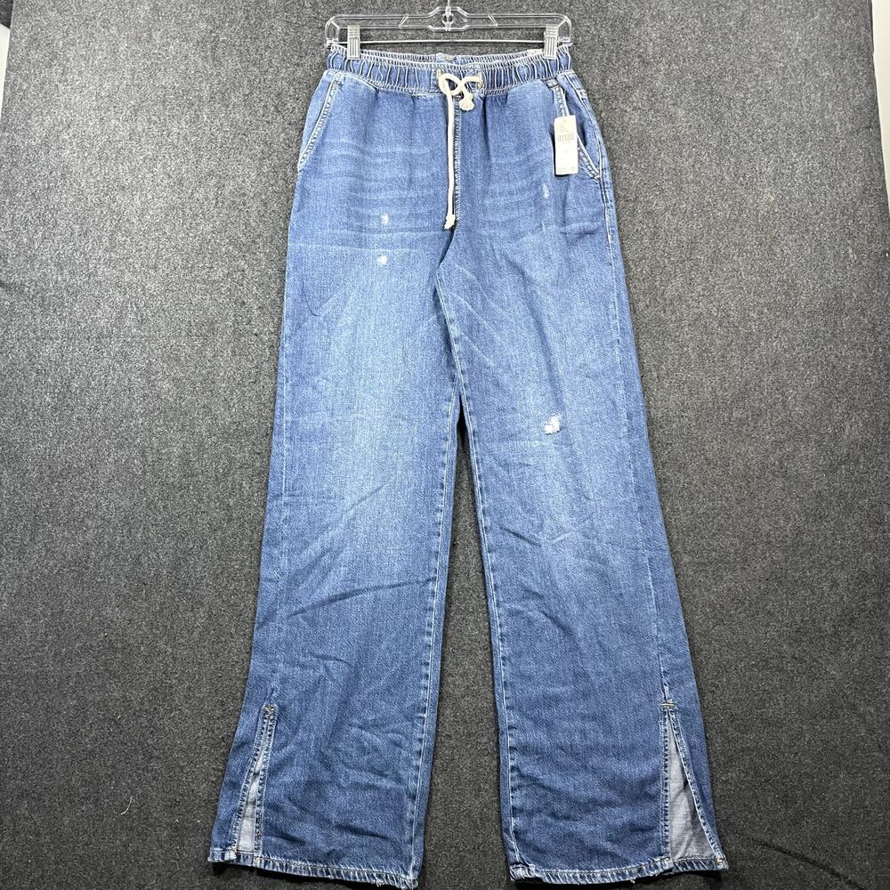 Anthropologie Pilcro Blue Wide Leg Jeans